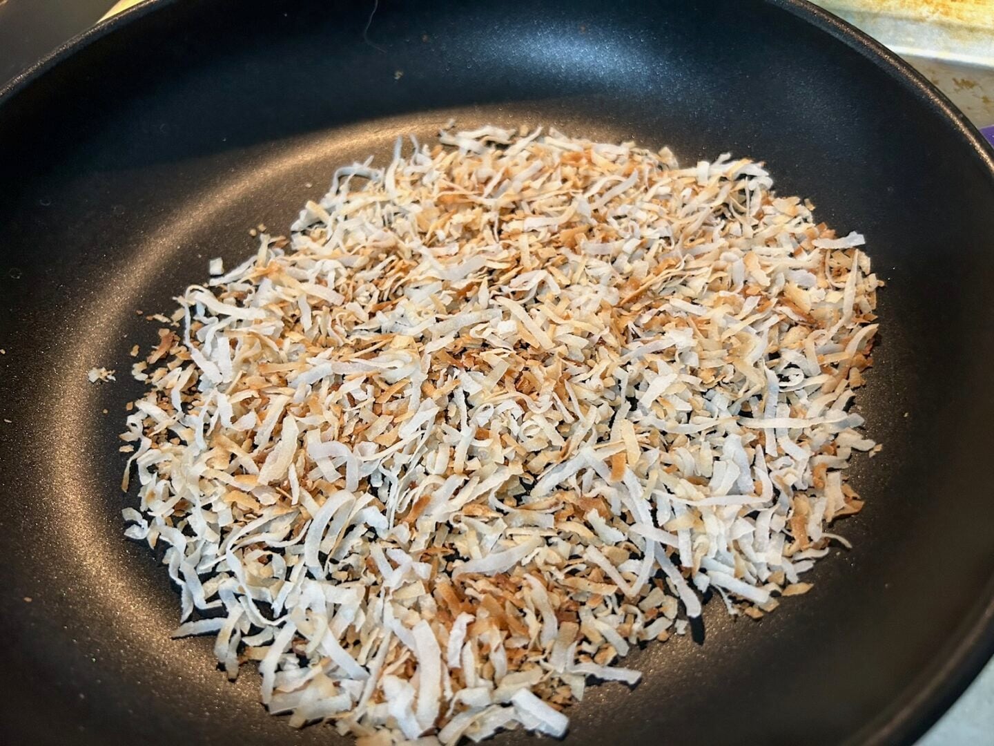 toasted coconut and pecans