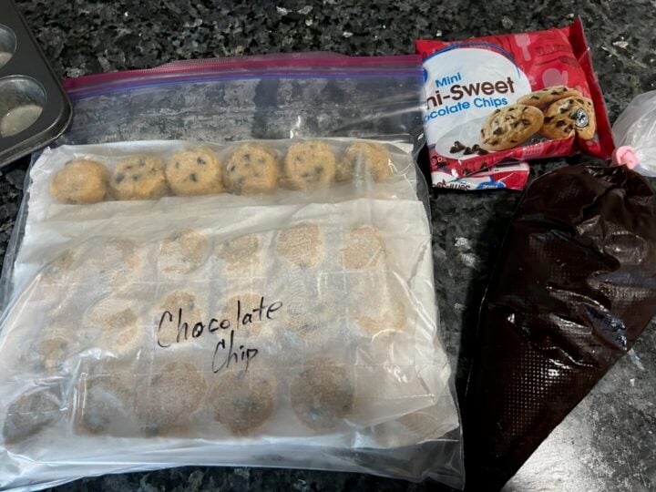 Chocolate Chip Cookie Cup ingredients