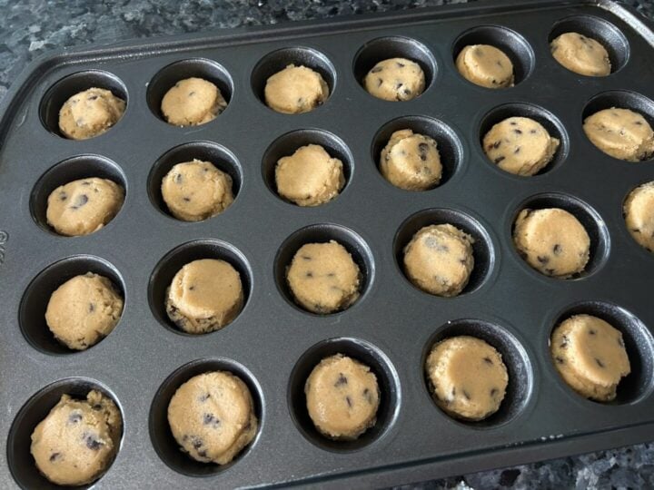 Chocolate Chip Cookie Cup dough