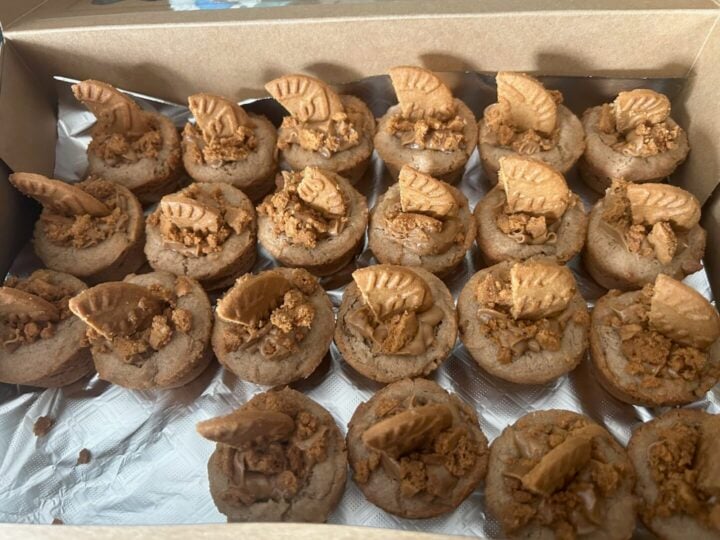 Spice Cake Bites with Biscoff Cookie Butter Filling