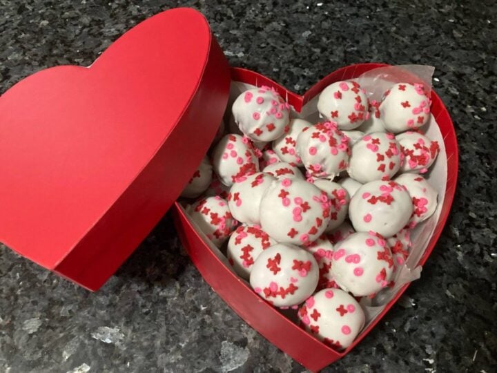red velvet truffles