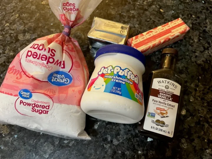 Marshmallow fluff frosting ingredients