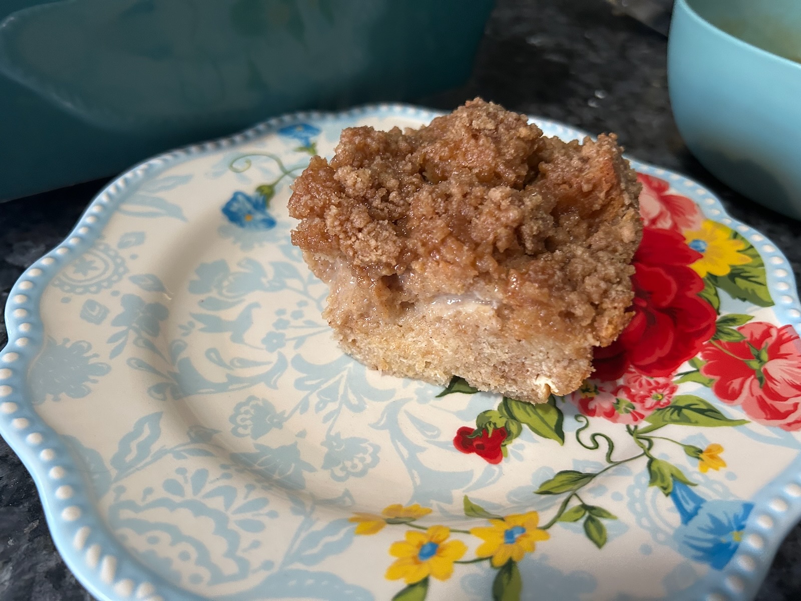slice of French Toast bread pudding
