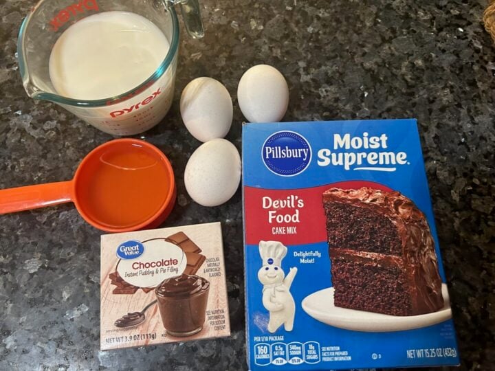 Cake ingredients