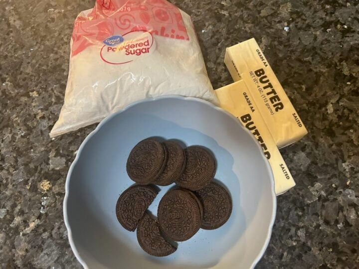 Oreo buttercream frosting ingredients