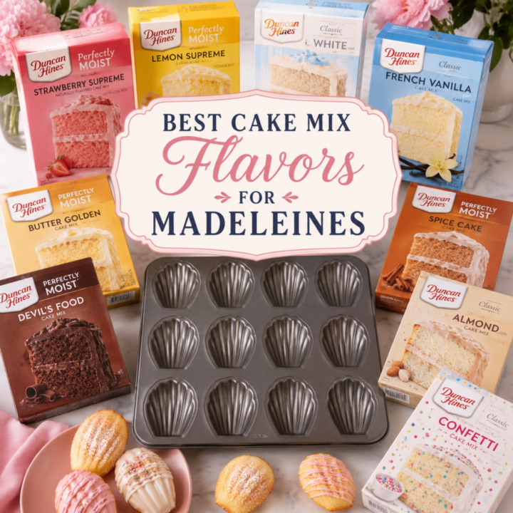 best cake mix flavors for madeleines