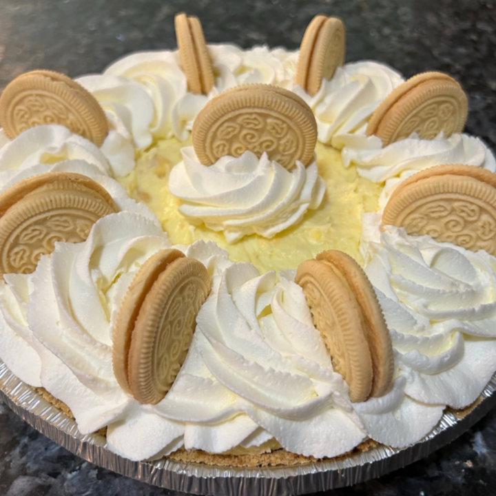 No Bake Lemon Oreo Pie