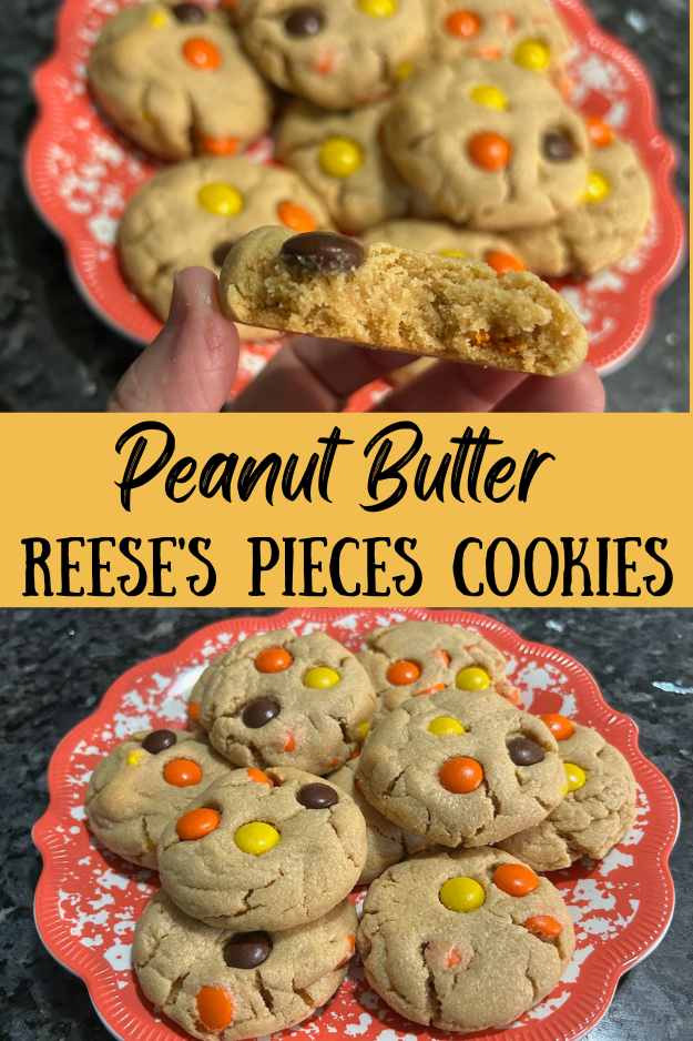 Peanut Butter Reese's Pieces Cookies