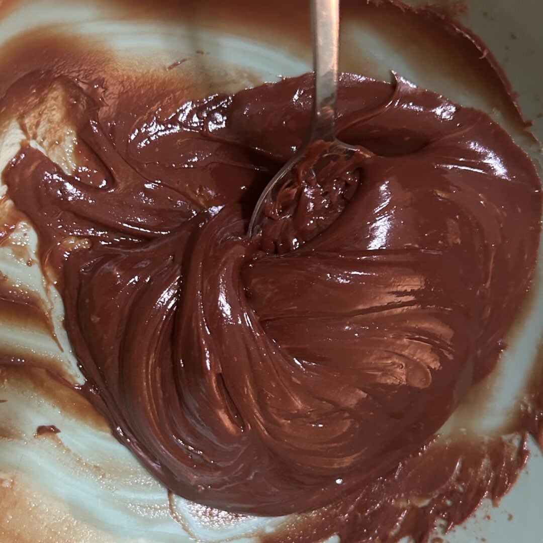 thickened chocolate ganache