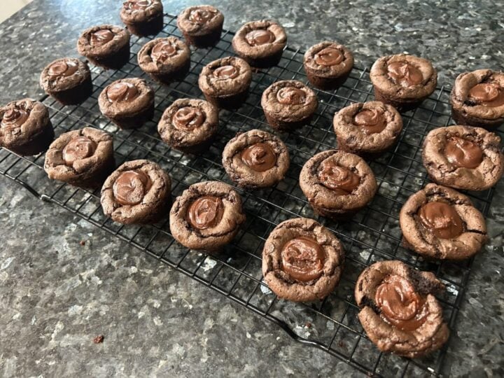 truffle filled cake bites