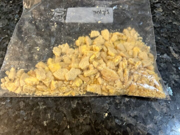 Crushed lemon Oreos