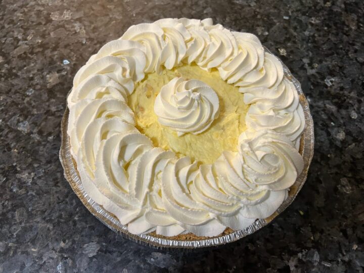 No Bake Lemon Oreo Pie