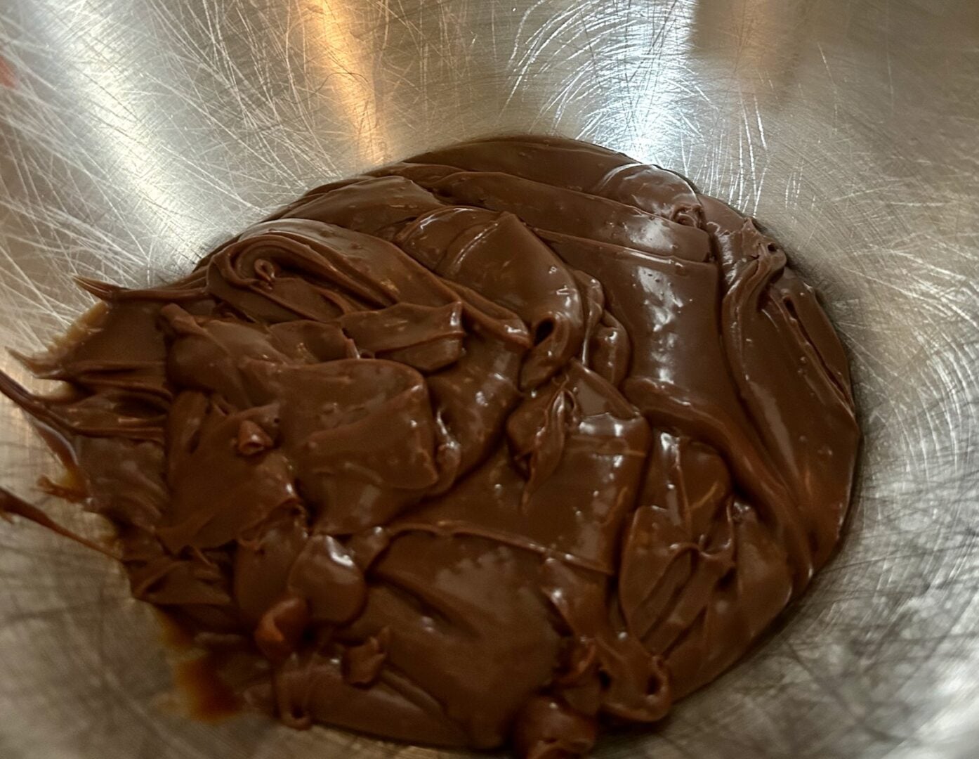 thickened chocolate ganache