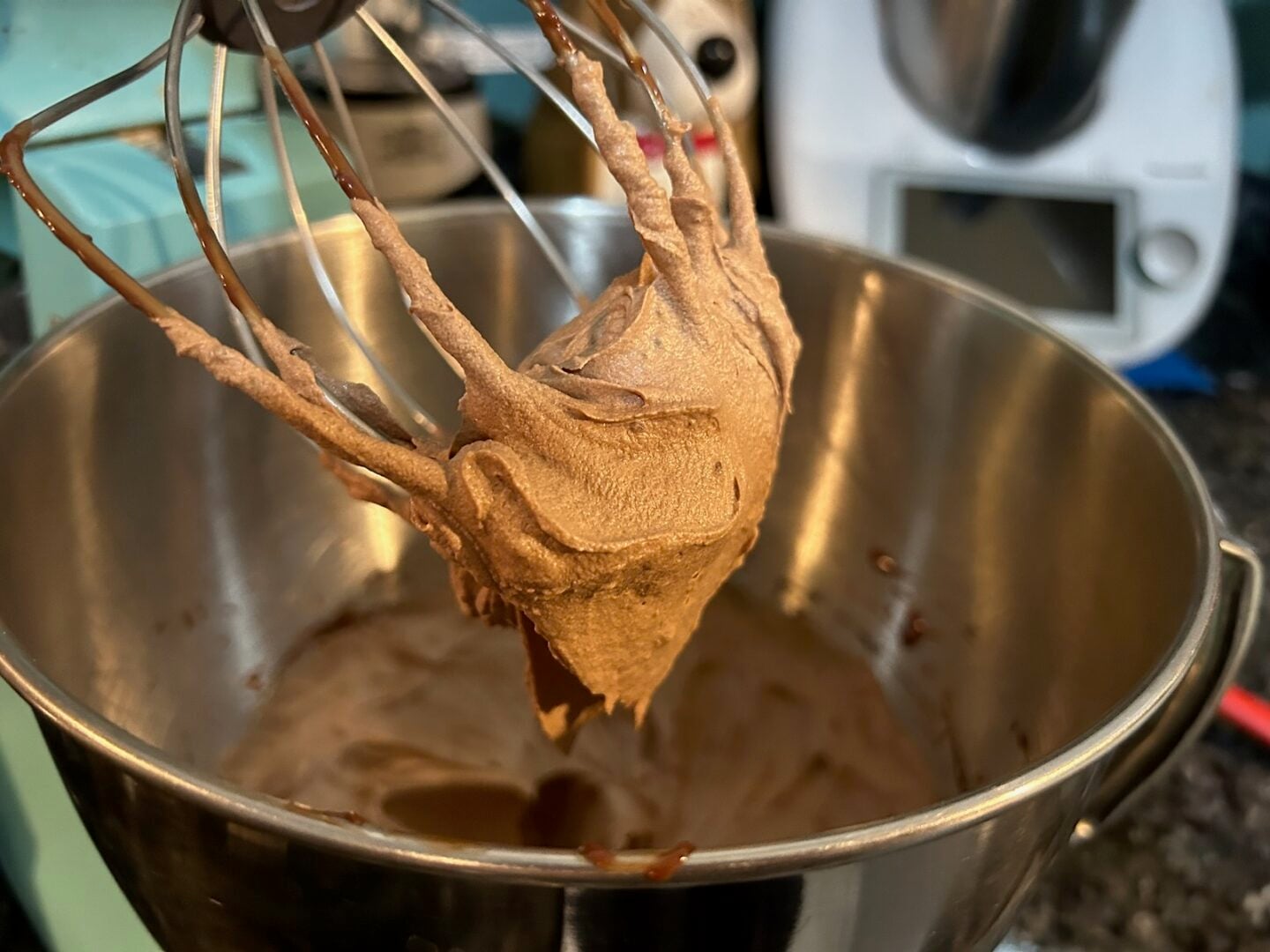 light, airy whipped chocolate ganache
