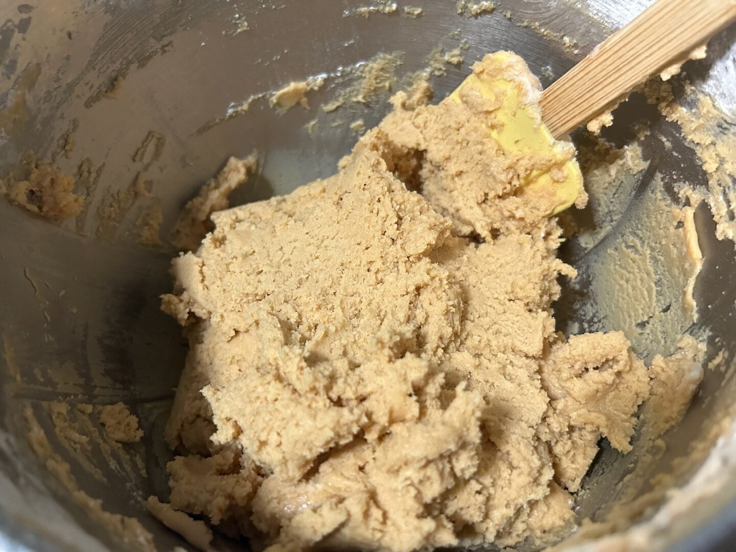 cookie dough in bowl