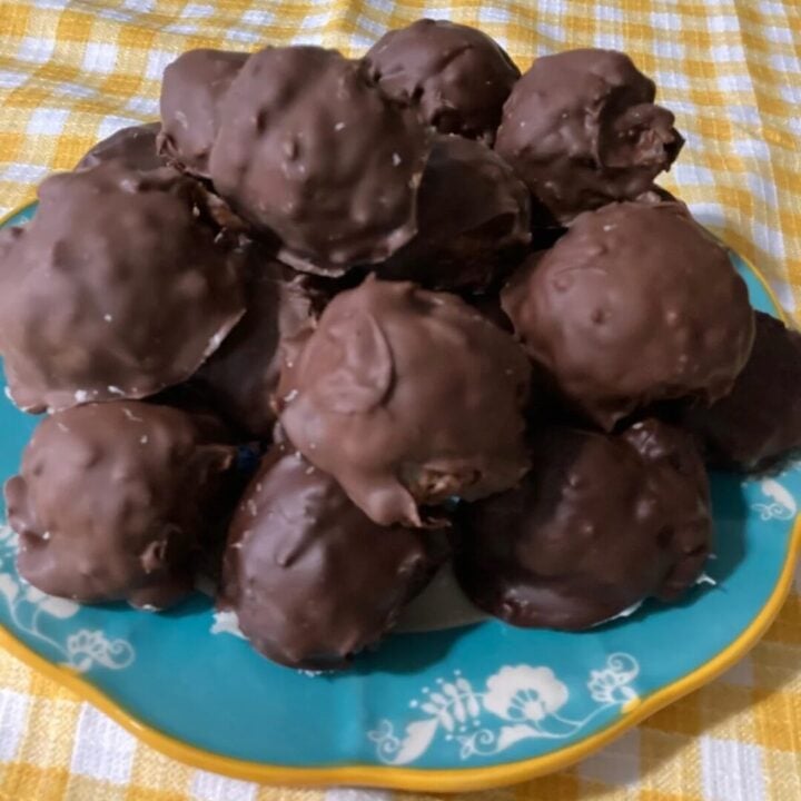 chocolate dipped coconut balls