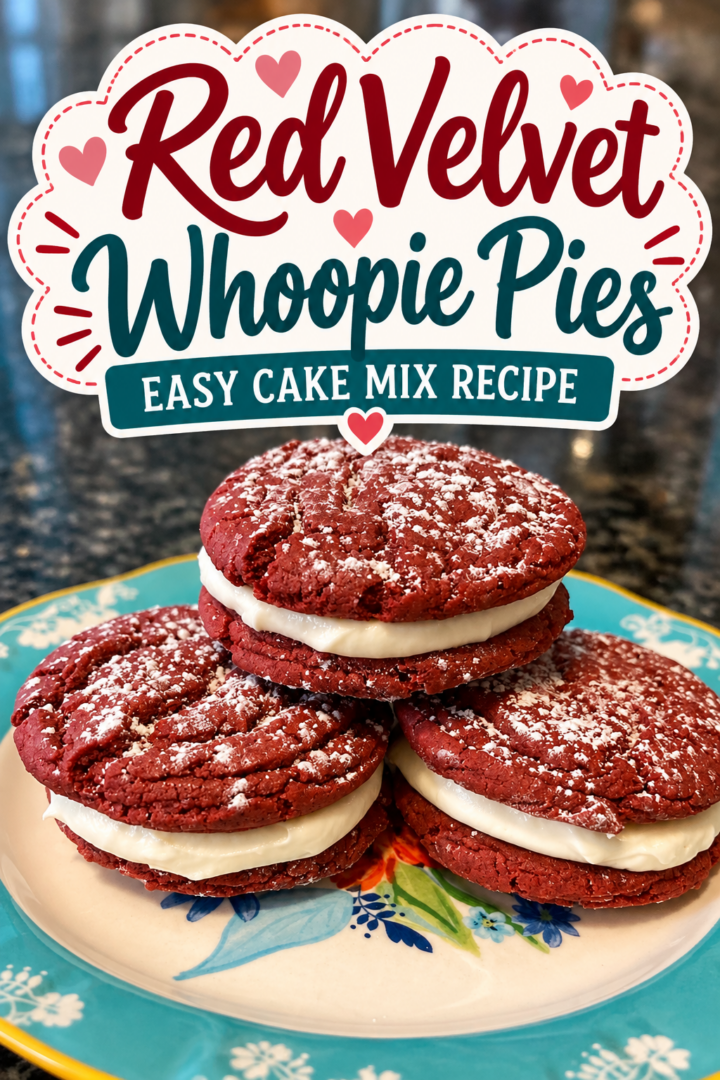 red velvet whoopie pies
