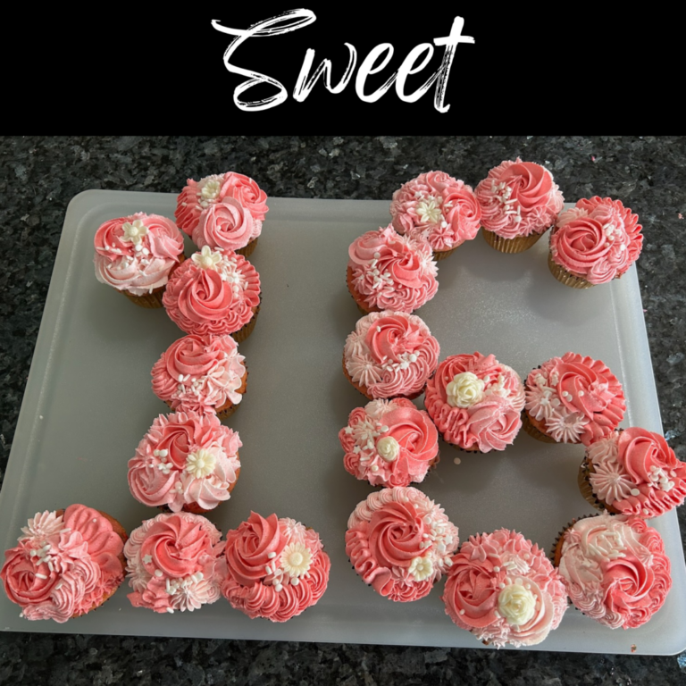 Sweet 16 Cupcakes (Easy Pull-Apart Number Cake)
