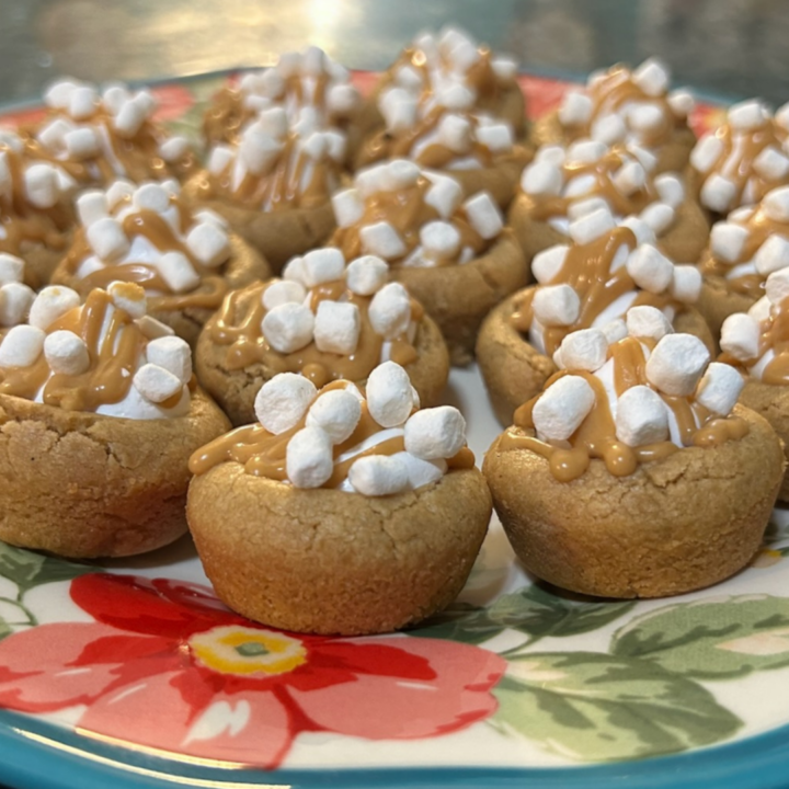 Fluffernutter Cookie Cups