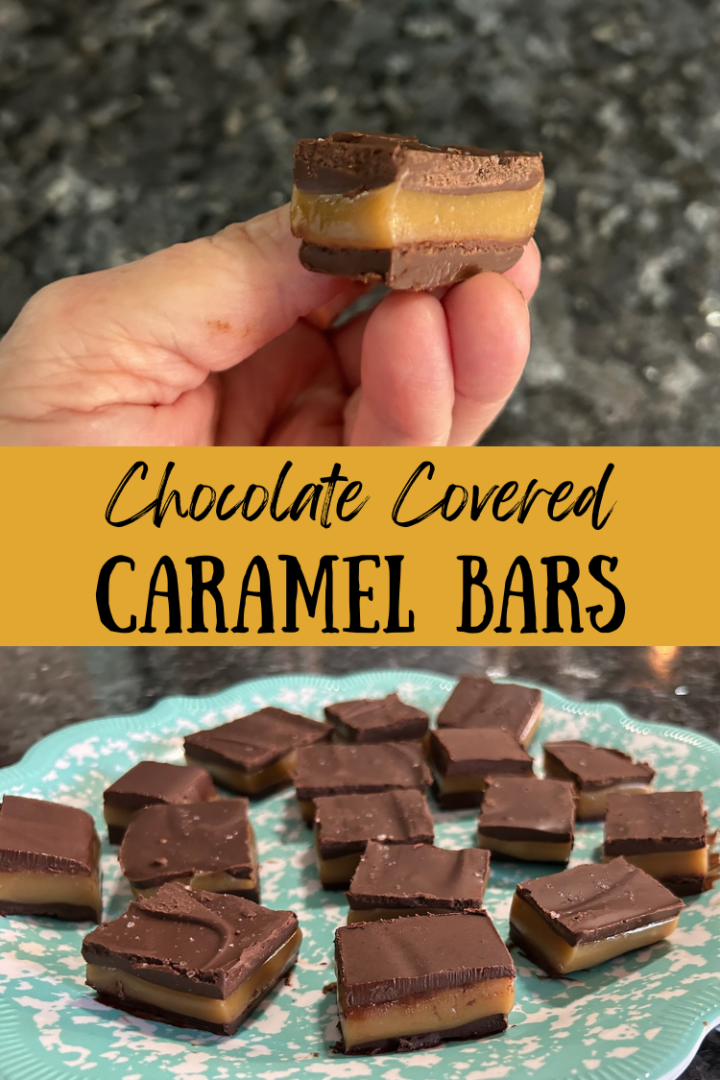 Chocolate-Covered Caramel Bars with Sea Salt