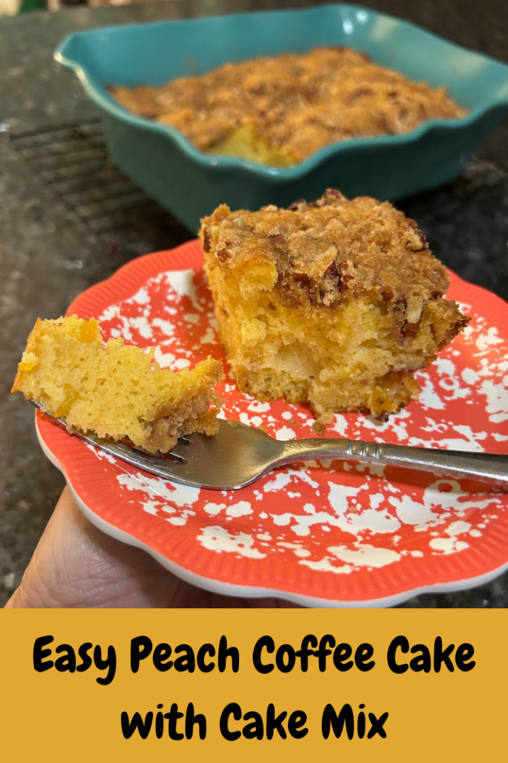 peach coffee cake