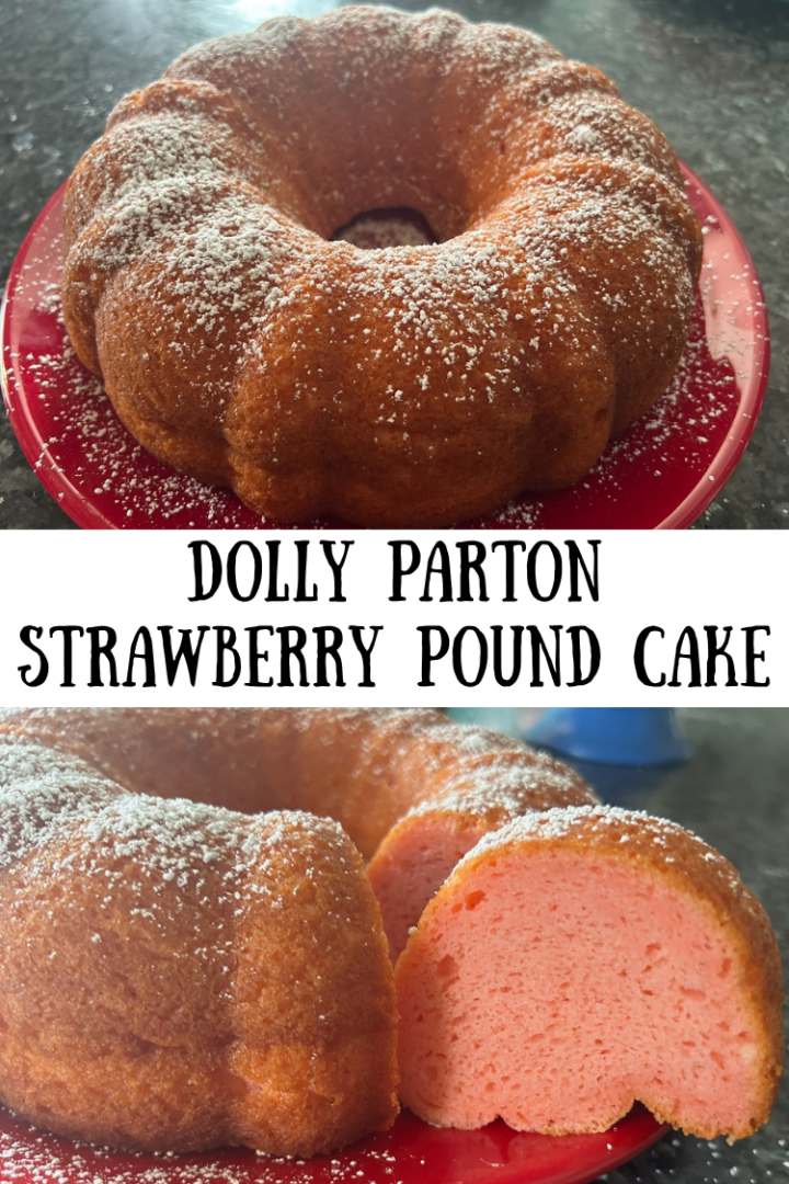 Dolly Parton Strawberry Pound Cake