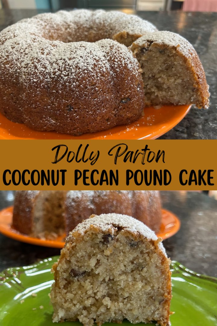Dolly Parton Coconut Pecan Pound Cake