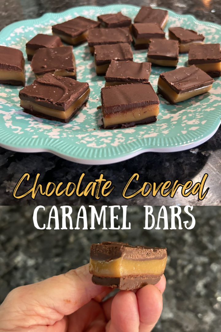 Chocolate-Covered Caramel Bars with Sea Salt