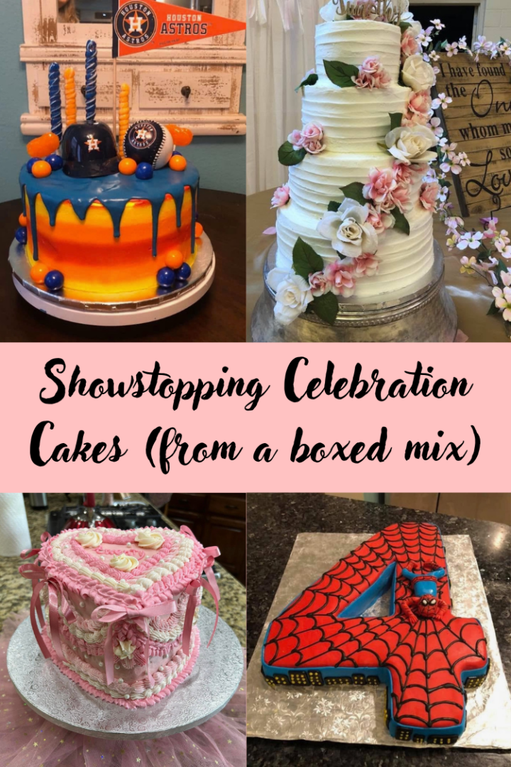 How to Turn a Boxed Cake Mix into a Showstopping Celebration Cake