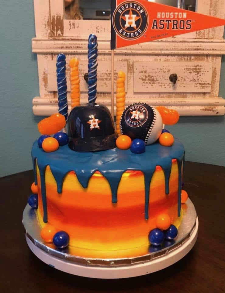 Houston Astros birthday cake