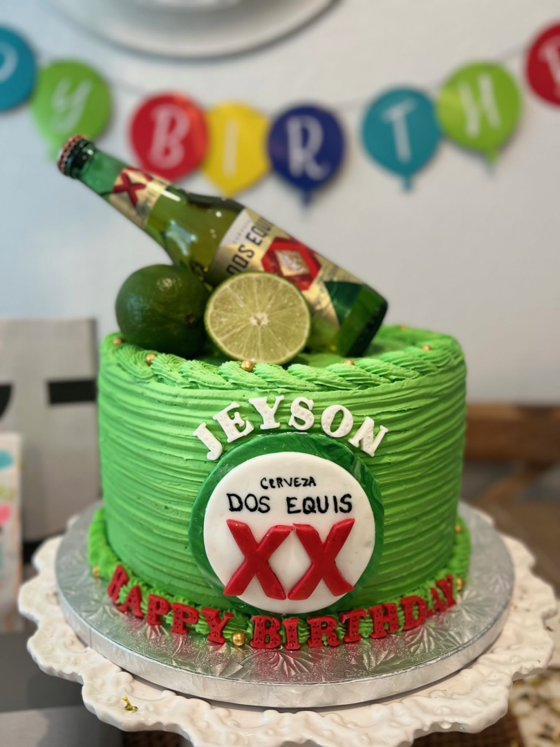 Dos Equis cake