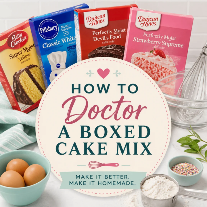 how to doctor a boxed cake mix