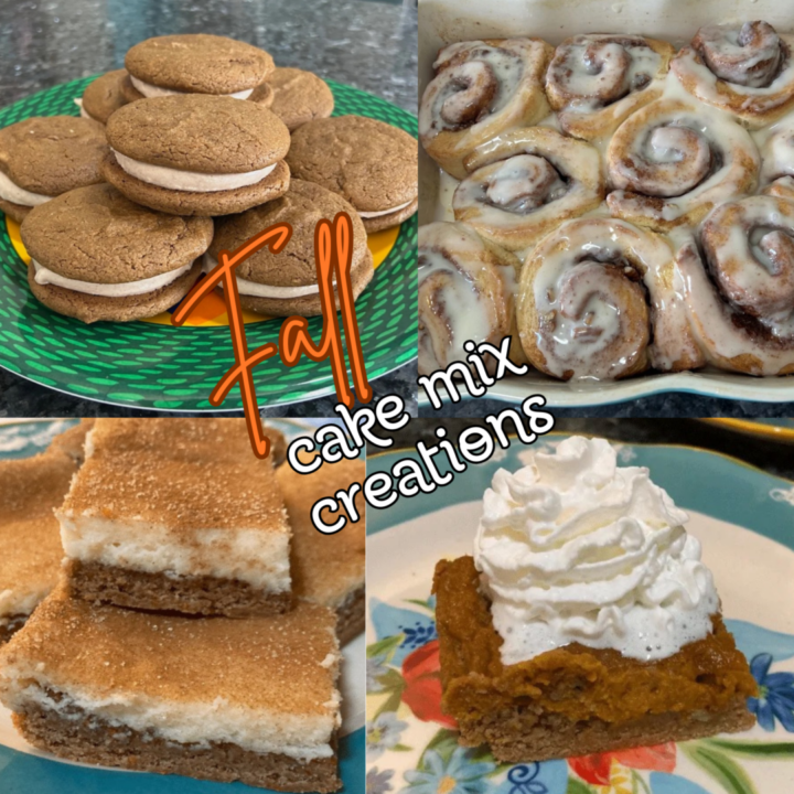 Easy fall Cake Mix Creations