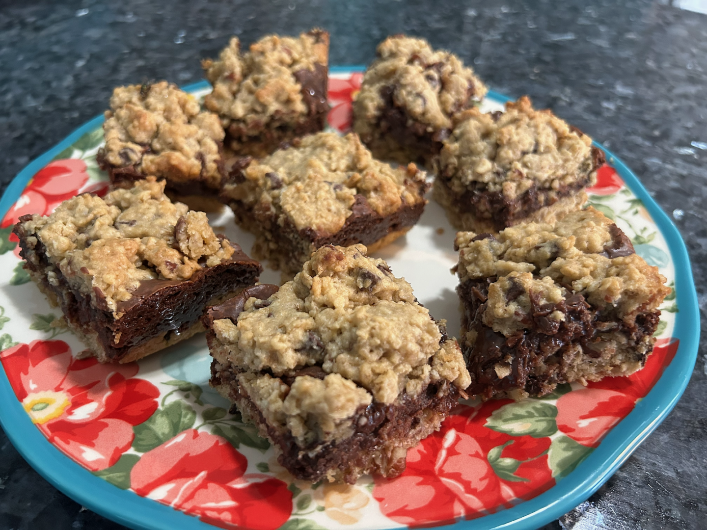 Easy Nutella Revel Bars with Oats