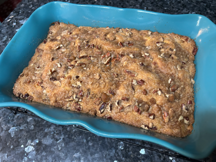 peach coffee cake