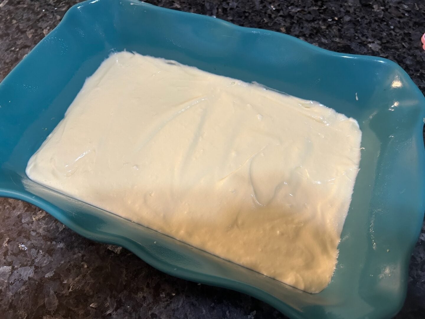 baking the gooey butter cake