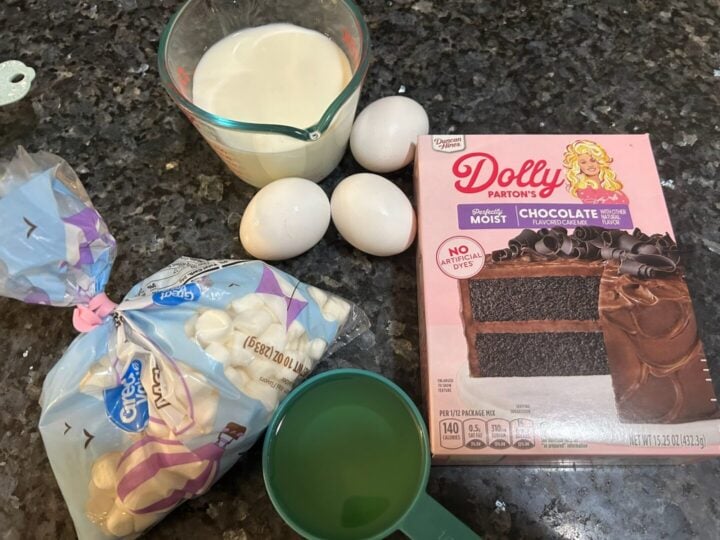 Dolly Parton Mississippi Mud Cake ingredients