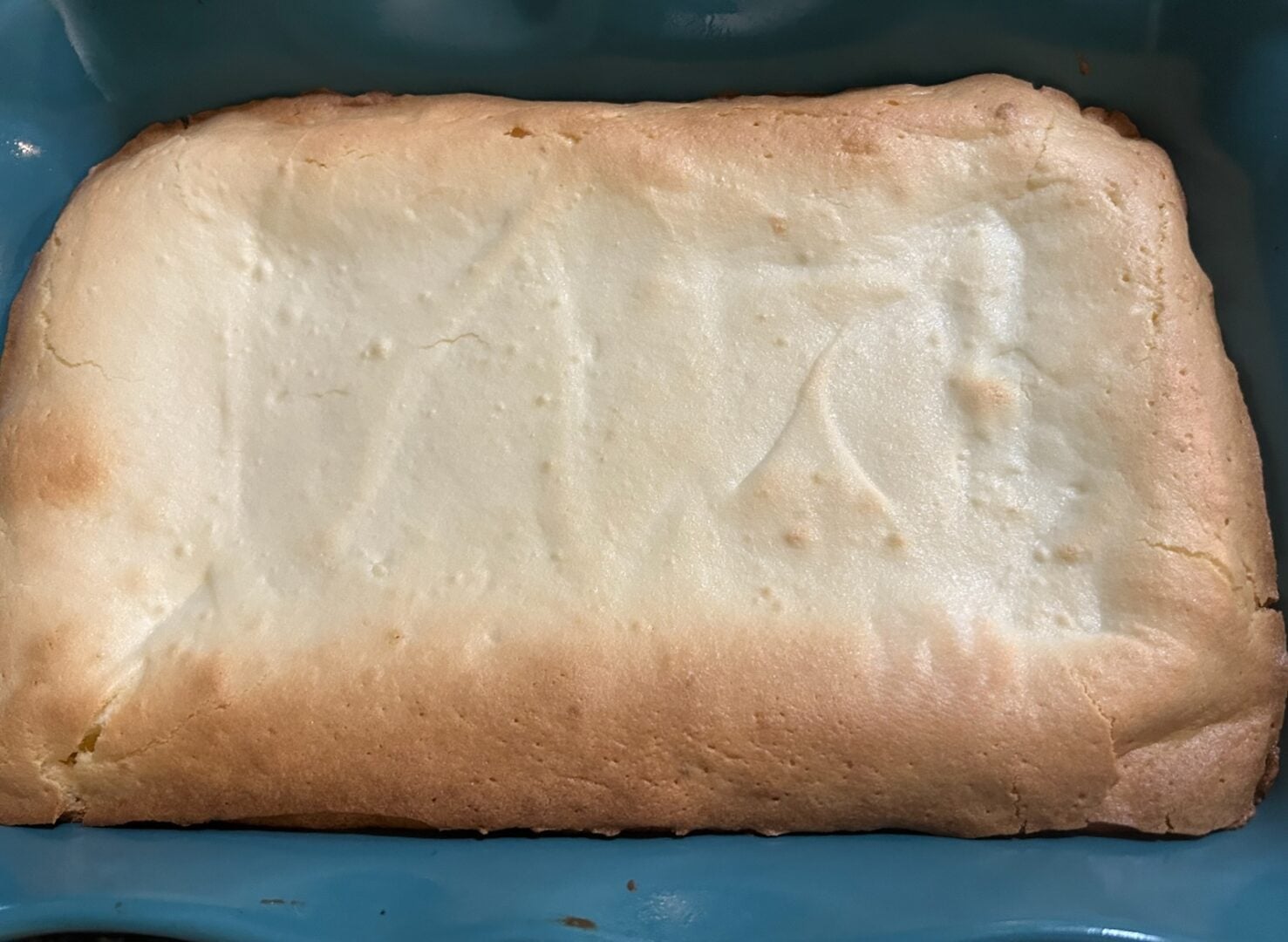 baking the gooey butter cake