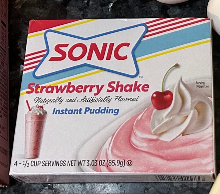 Sonic strawberry shake