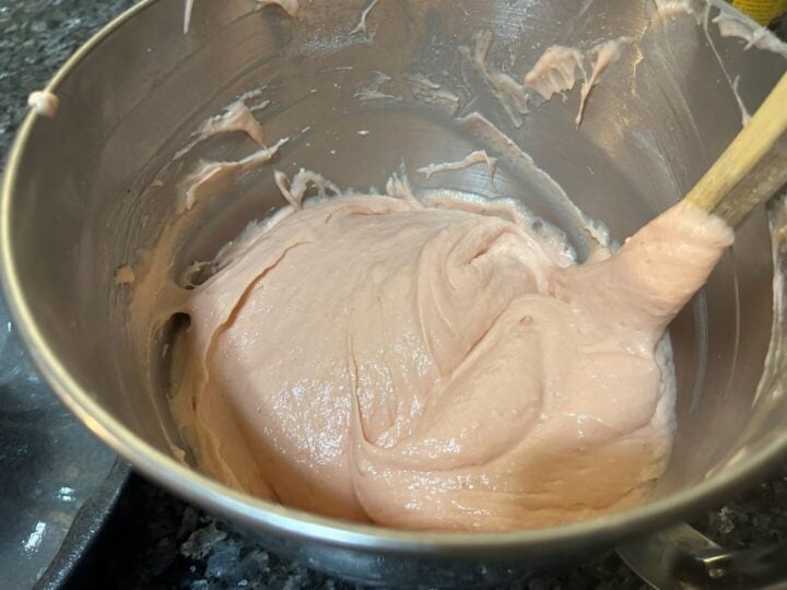 Dolly Parton Strawberry cake batter