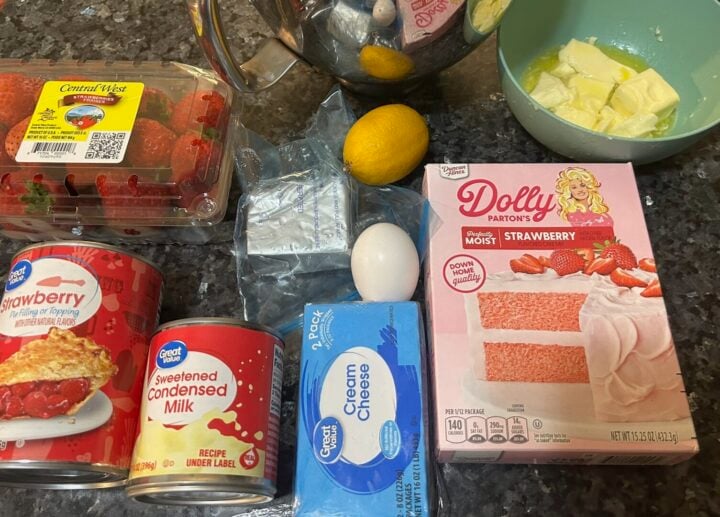 Dolly Parton Strawberry Lemonade Cheesecake Bars