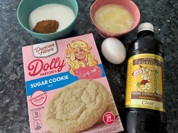 Dolly Parton Cinnamon-Sugar Pinwheel Cookies ingredients