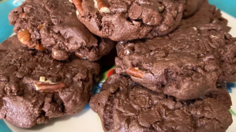 Image for Double Chocolate Chip Cookies (Cake Mix Cookies)