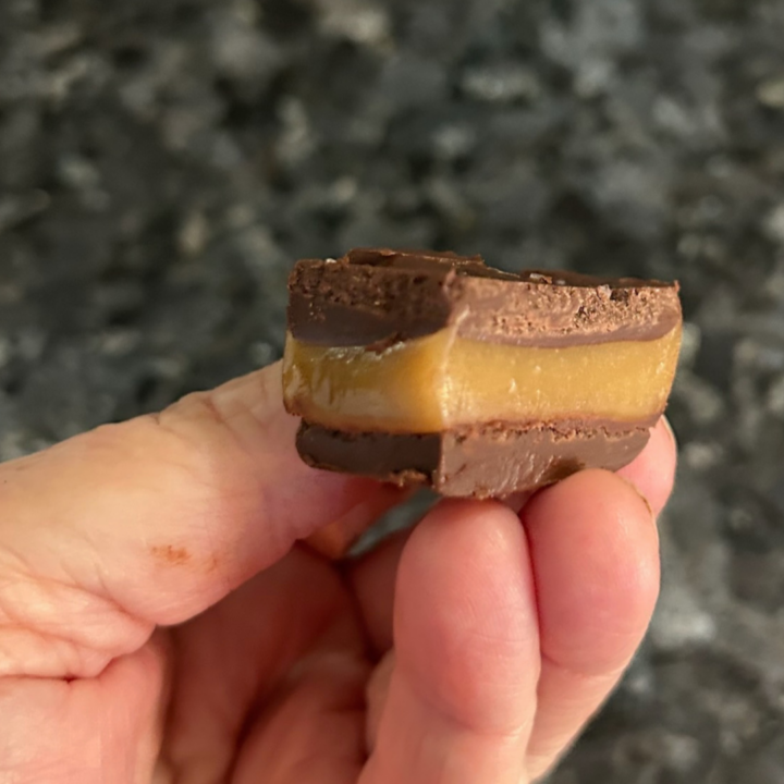 Chocolate-Covered Caramel Bars with Sea Salt