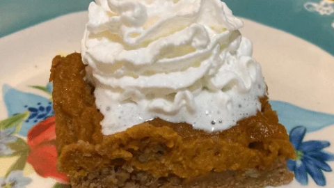 Image for Pumpkin Spice Bars (Doctored Cake Mix)