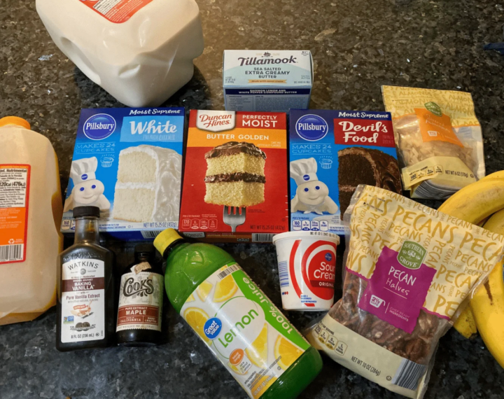 doctor a box of cake mix