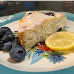 lemon blueberry scones