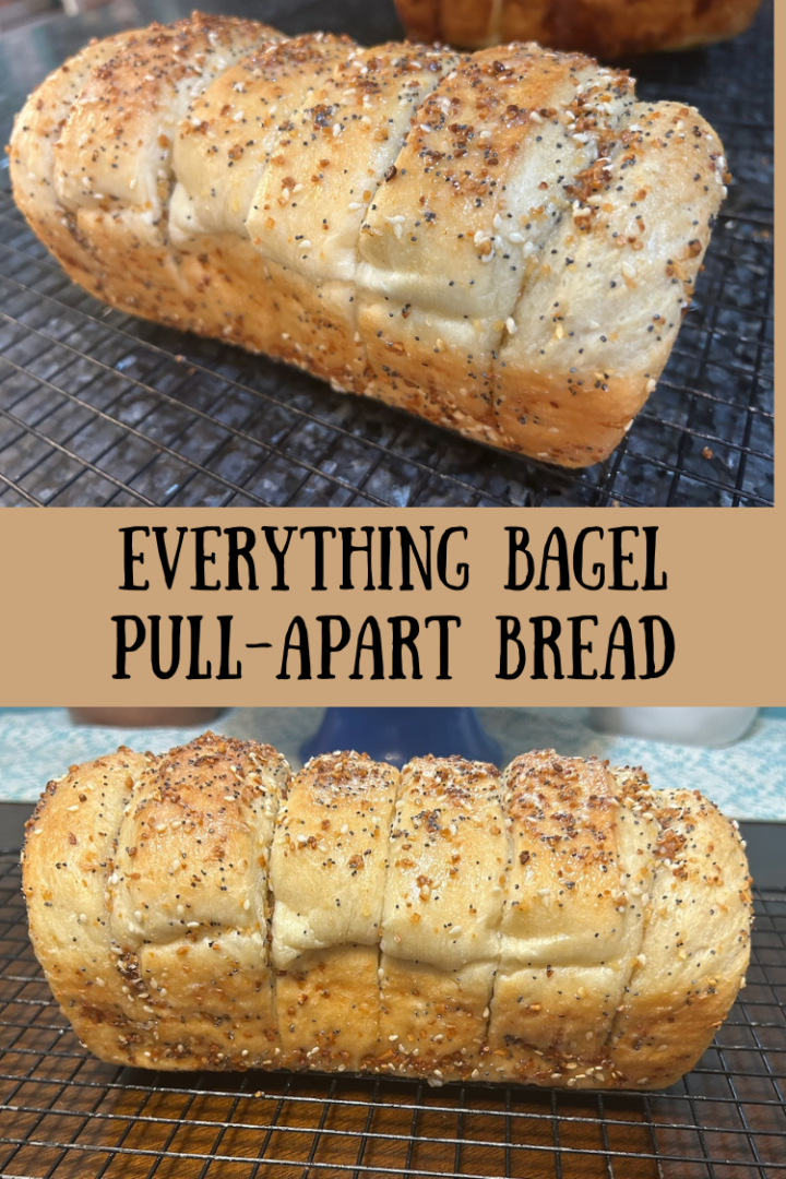 Easy Everything Bagel Pull-Apart Bread with Frozen Bread Dough
