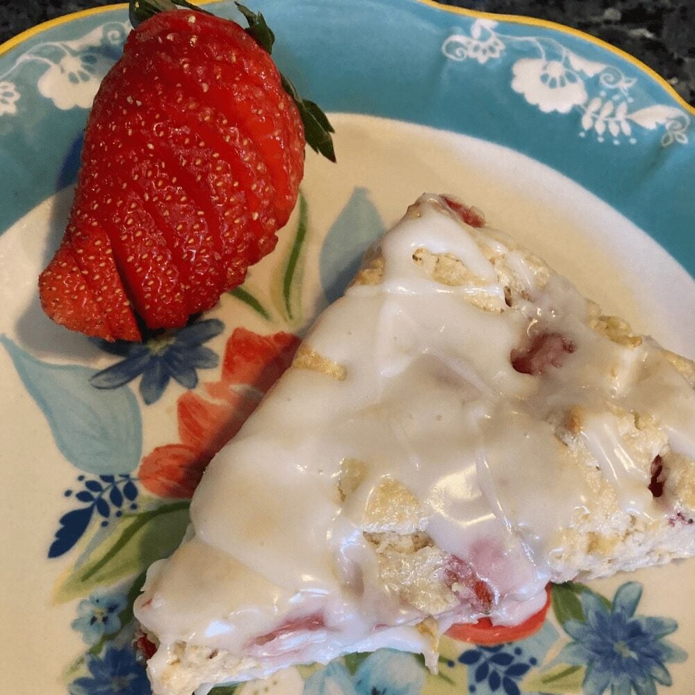 lemon berry scones