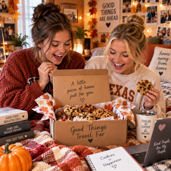 girls receiving cookies
